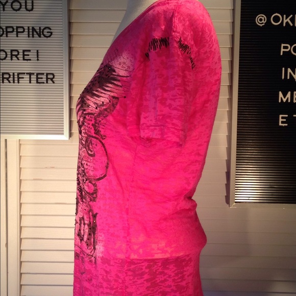 Rock and roll burnt out tee shirt size large - Picture 5 of 8